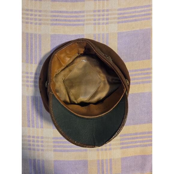 WWII US Wool Army Enlisted Man Service Visor Continental Hat Cap Co 30s 40s 50s main image 12